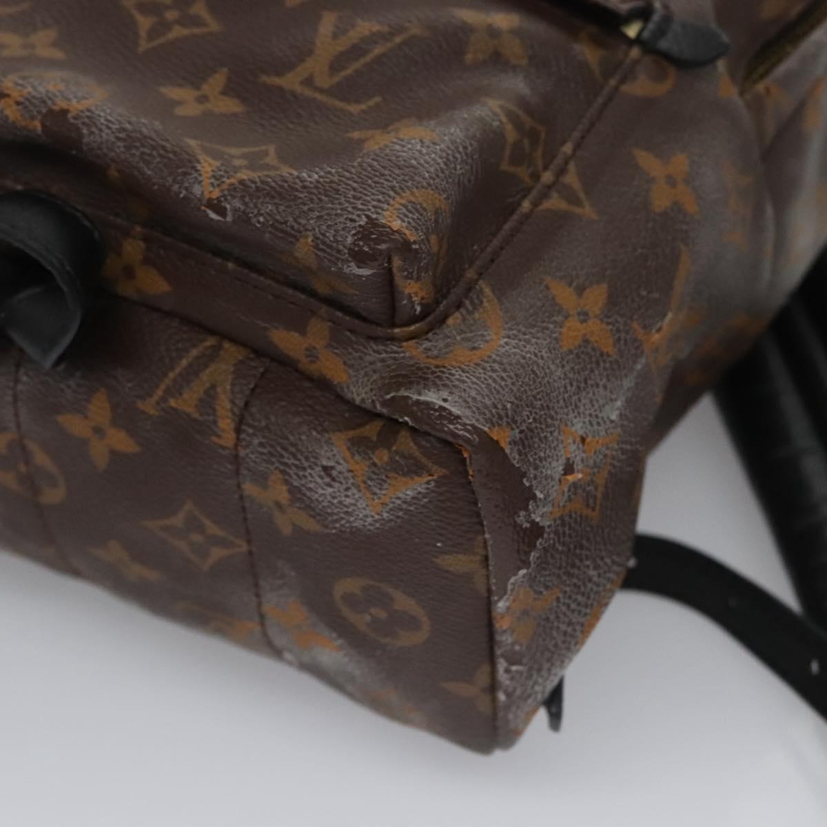 LOUIS VUITTON Monogram Palm Springs PM Backpack M41980 LV Auth bs22143