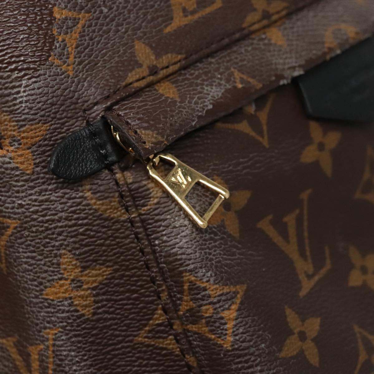 LOUIS VUITTON Monogram Palm Springs PM Backpack M41980 LV Auth bs22143