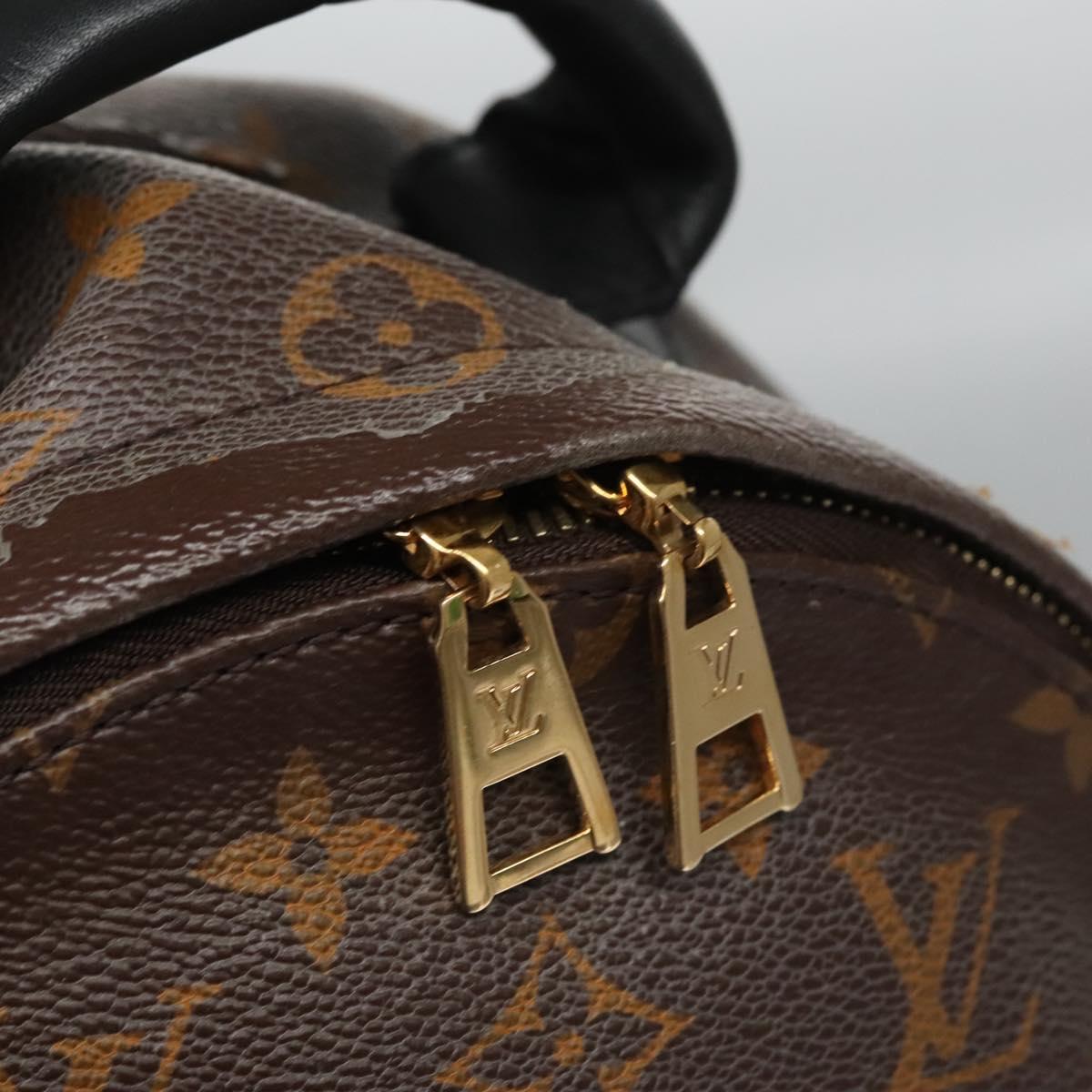 LOUIS VUITTON Monogram Palm Springs PM Backpack M41980 LV Auth bs22143
