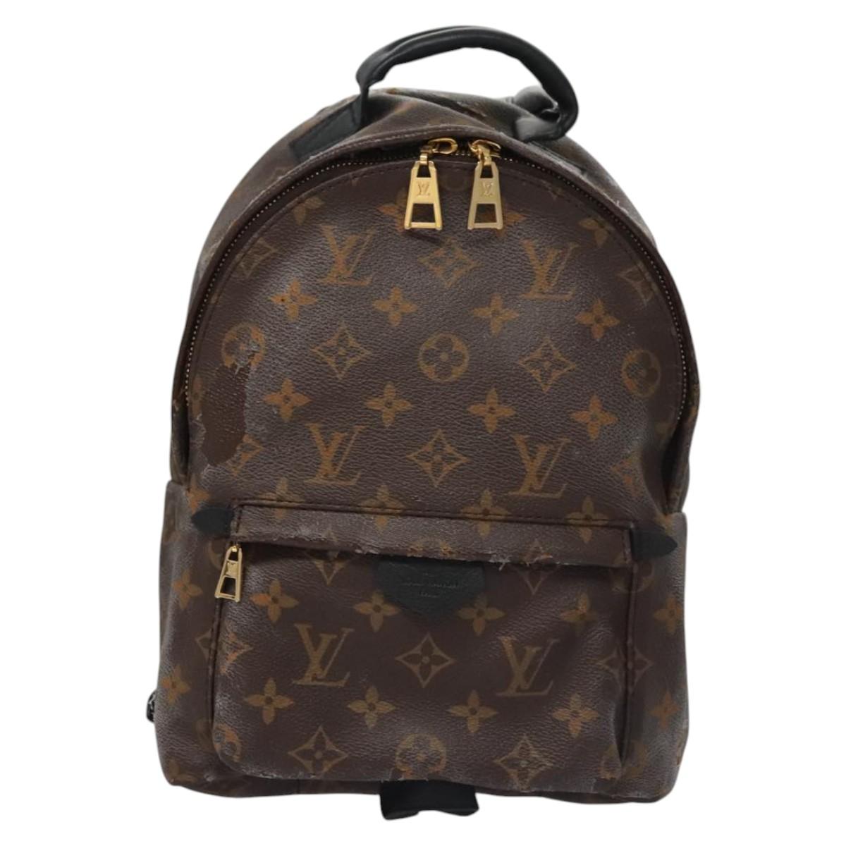 LOUIS VUITTON Monogram Palm Springs PM Backpack M41980 LV Auth bs22143
