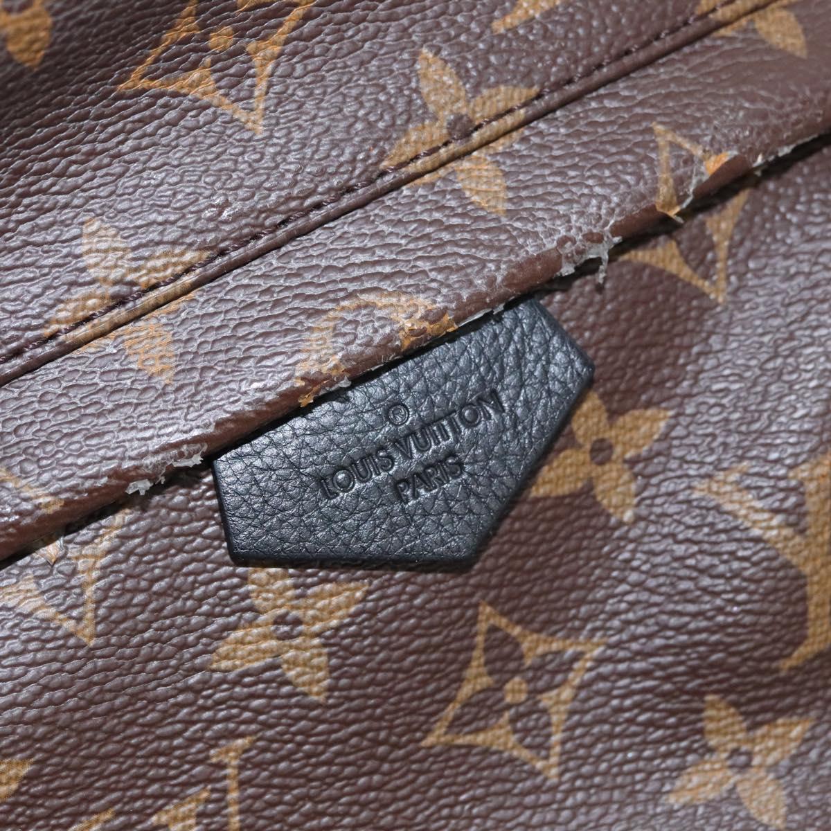 LOUIS VUITTON Monogram Palm Springs PM Backpack M41980 LV Auth bs22143