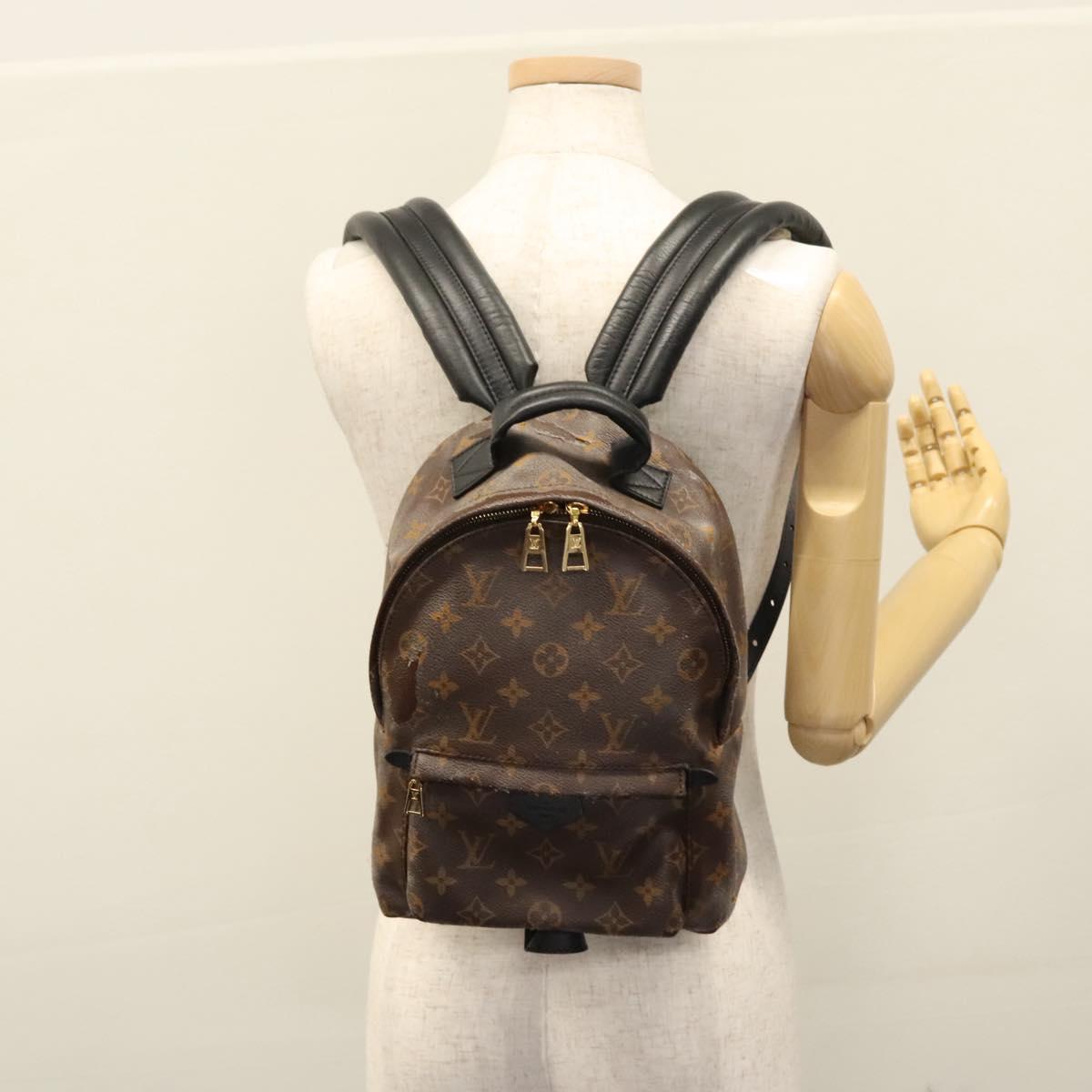 LOUIS VUITTON Monogram Palm Springs PM Backpack M41980 LV Auth bs22143