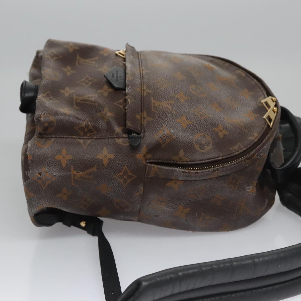 LOUIS VUITTON Monogram Palm Springs PM Backpack M41980 LV Auth bs22143
