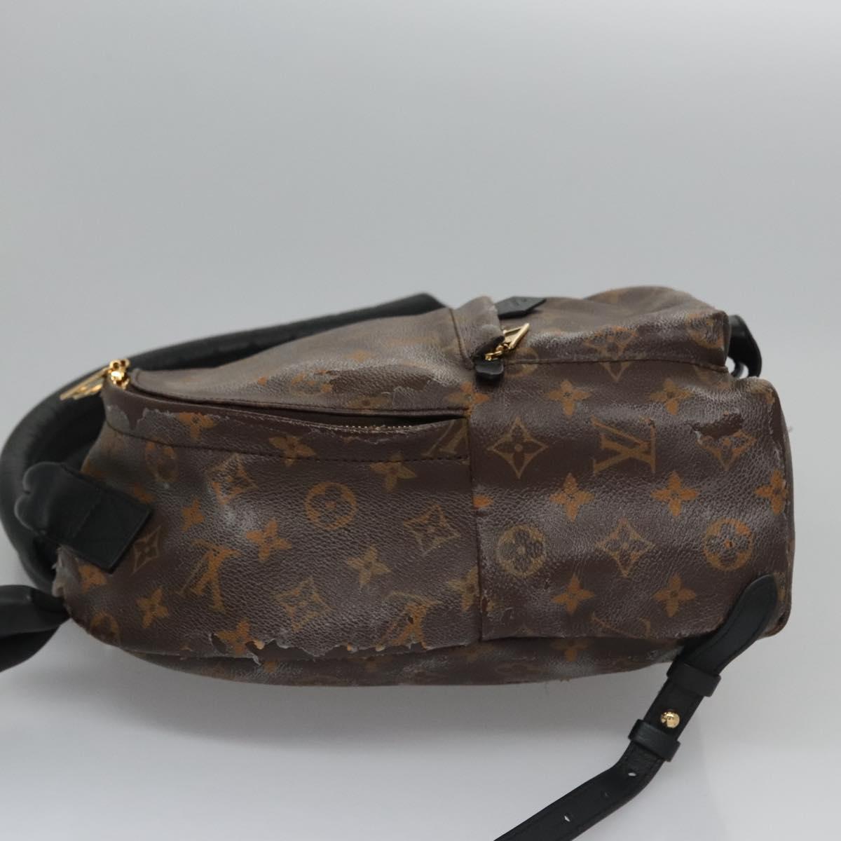LOUIS VUITTON Monogram Palm Springs PM Backpack M41980 LV Auth bs22143