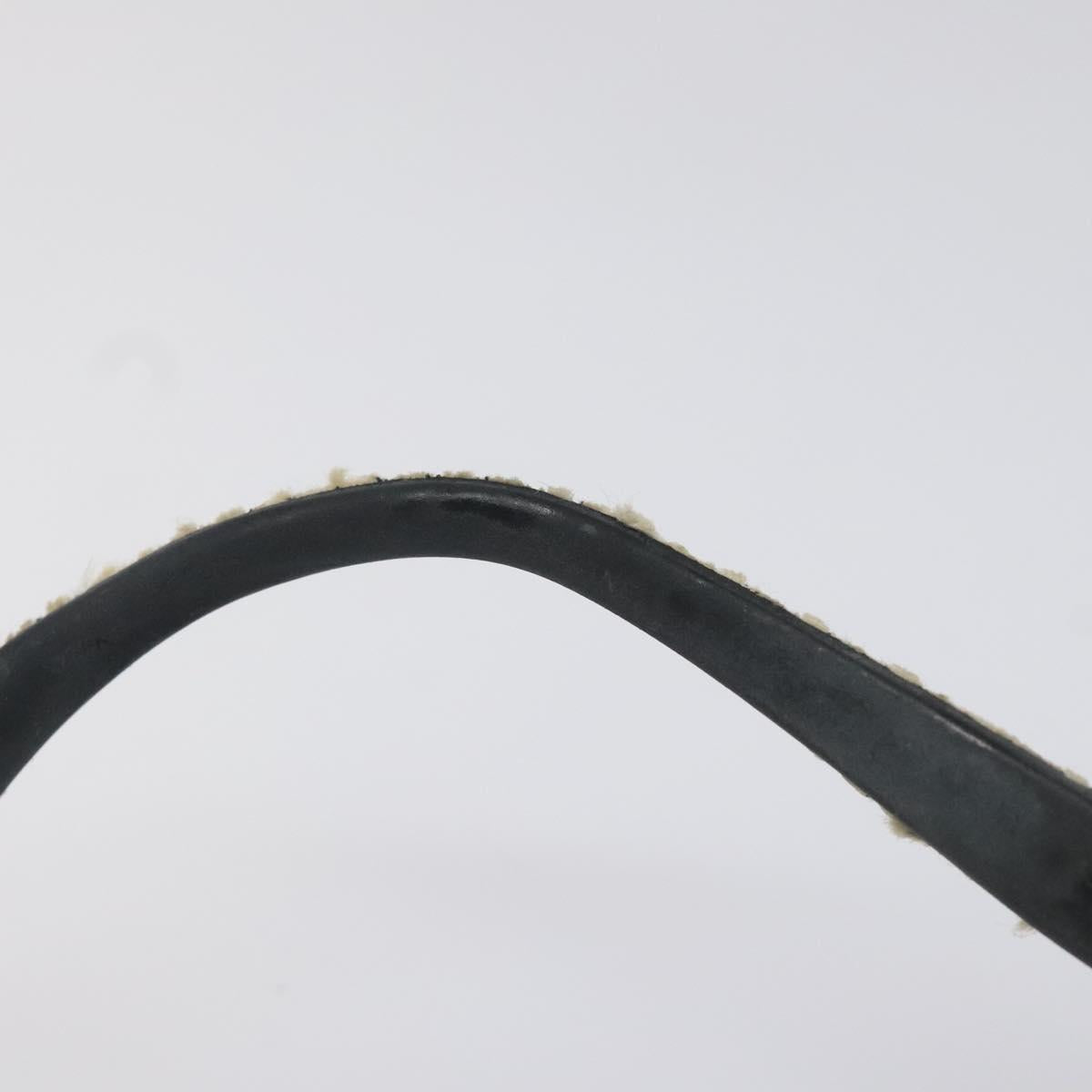 CHANEL Tweed Sunglasses Plastic Black CC Auth bs22164