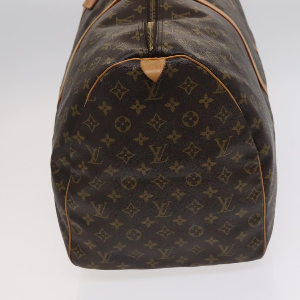 LOUIS VUITTON Monogram Keepall 60 Boston Bag M41422 LV Auth bs22171