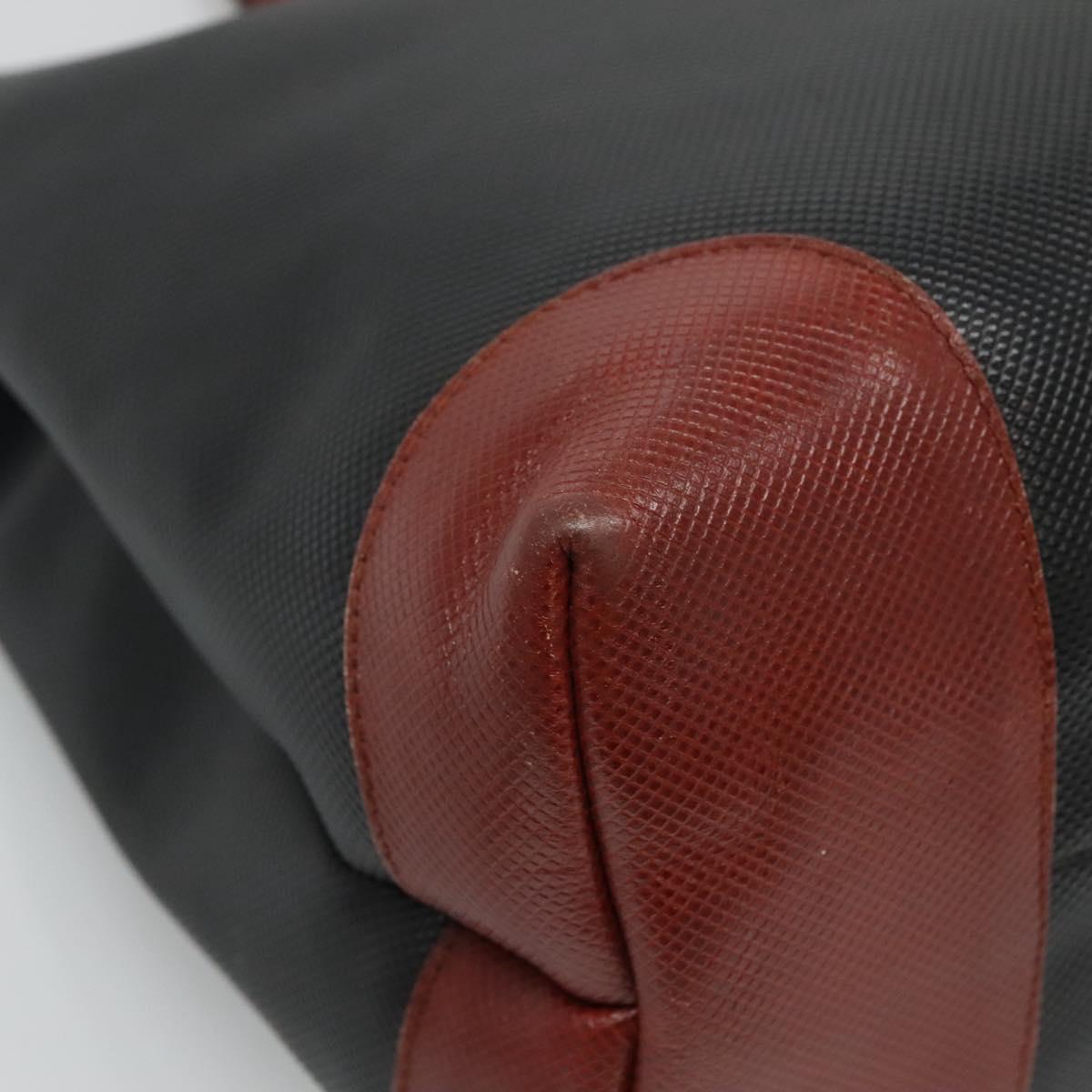 BOTTEGA VENETA Hand Bag PVC Black Auth bs22311