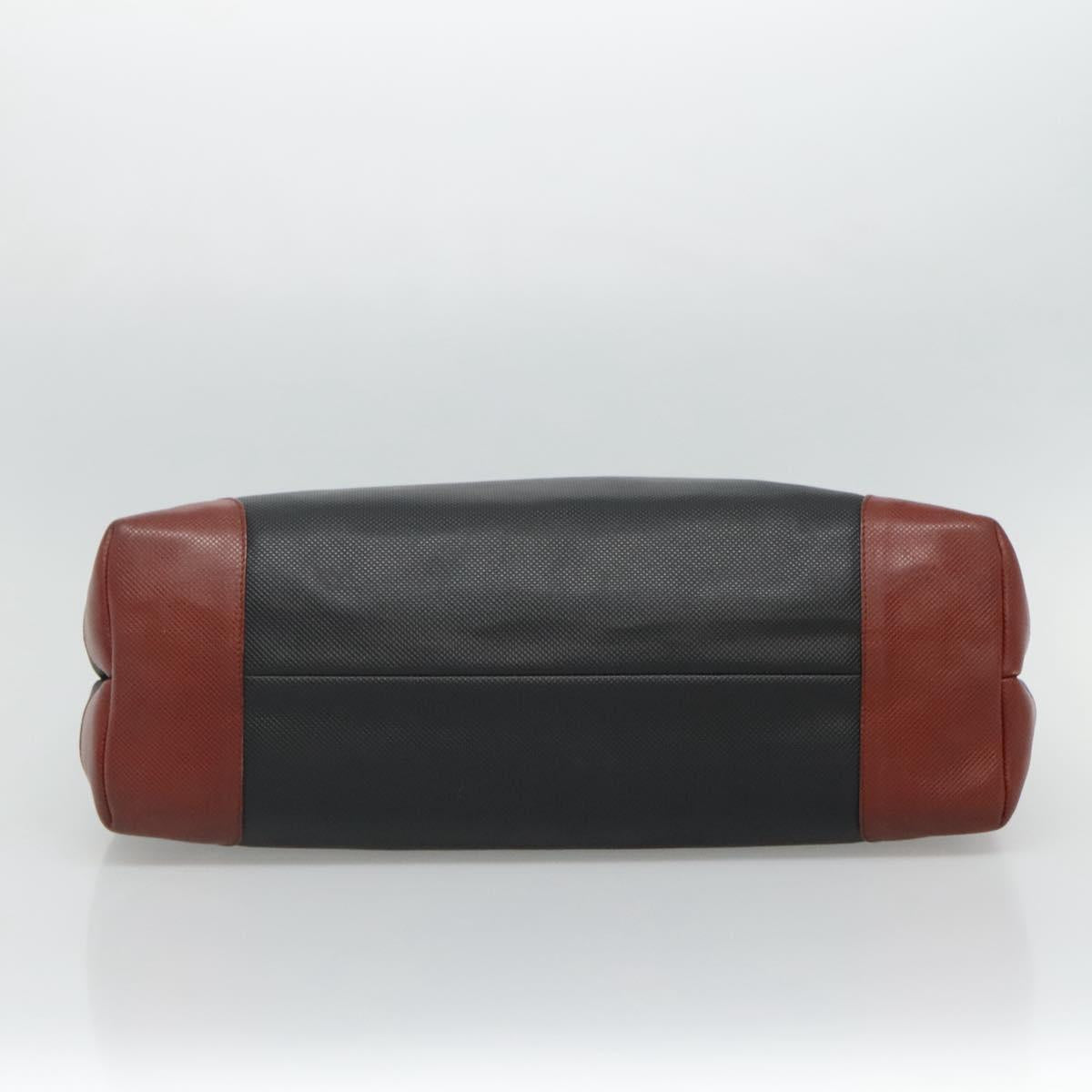 BOTTEGA VENETA Hand Bag PVC Black Auth bs22311