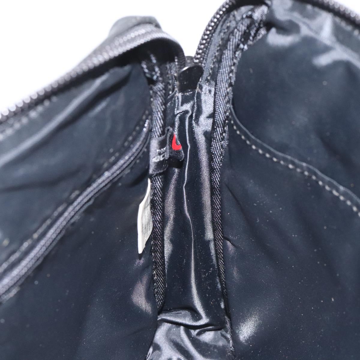 BALENCIAGA Clutch Bag Leather Black Auth bs22314