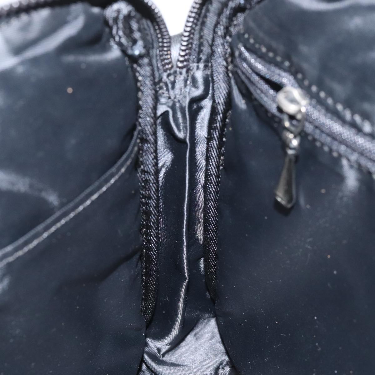 BALENCIAGA Clutch Bag Leather Black Auth bs22314