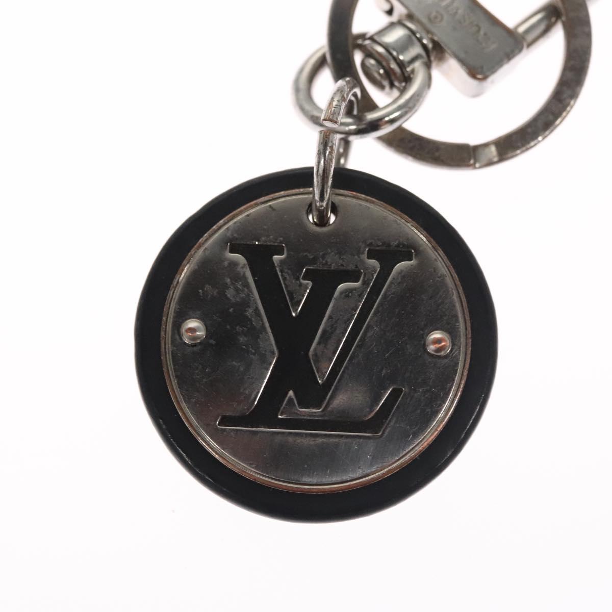LOUIS VUITTON Charm metal Silver LV Auth bs22399