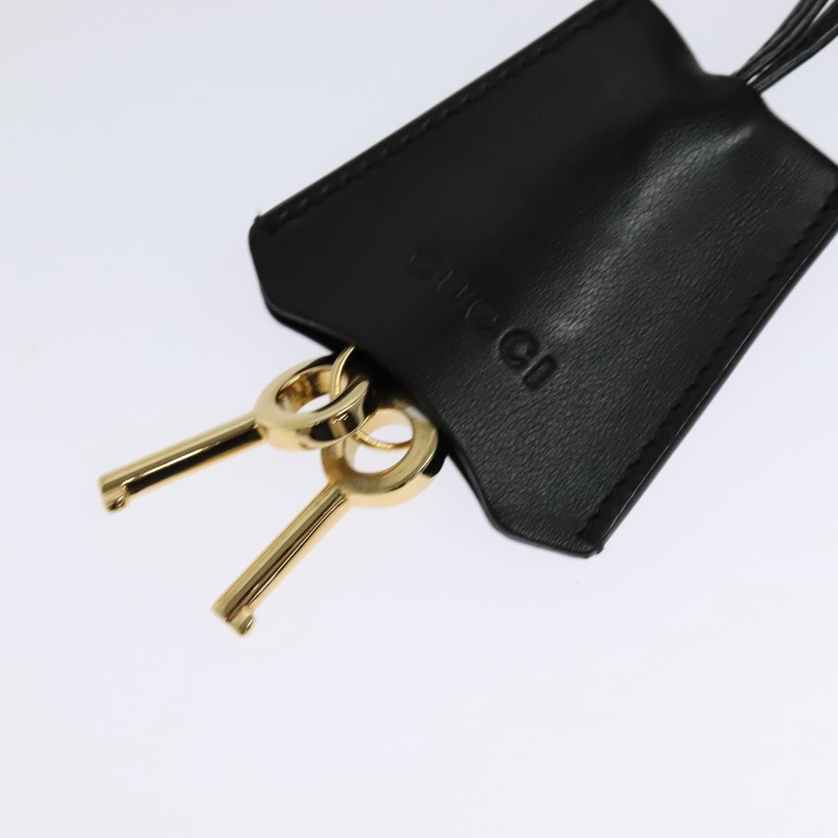 GUCCI GG Supreme Chain Shoulder Bag PVC Leather Beige 432182 Auth bs22457