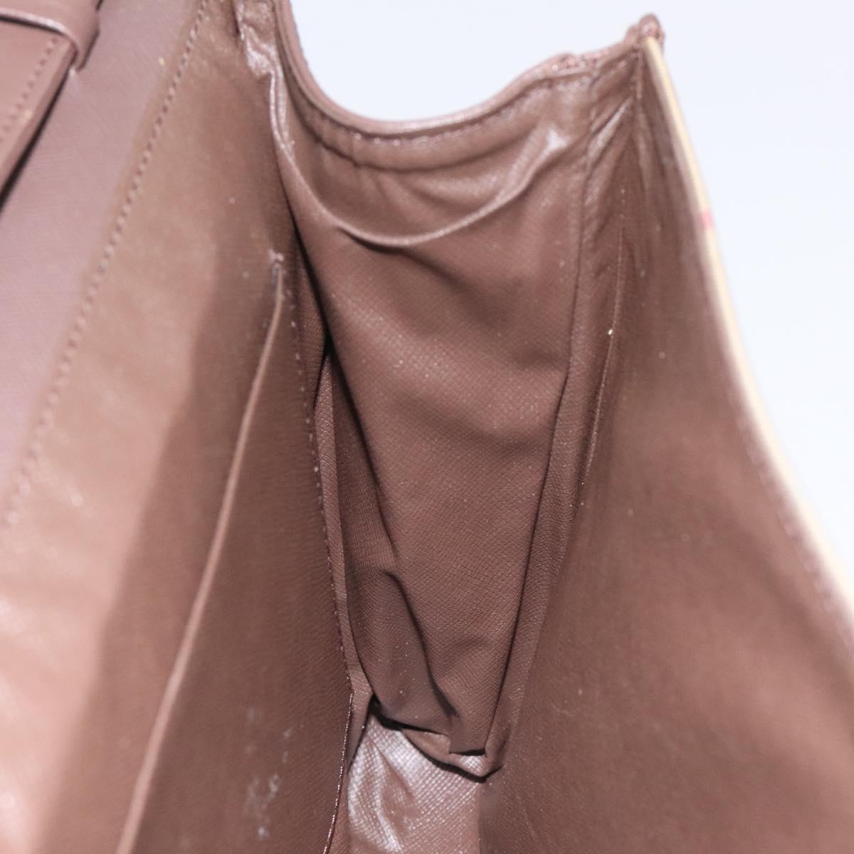 Burberrys Nova Check Shoulder Bag Canvas Beige Auth bs22474