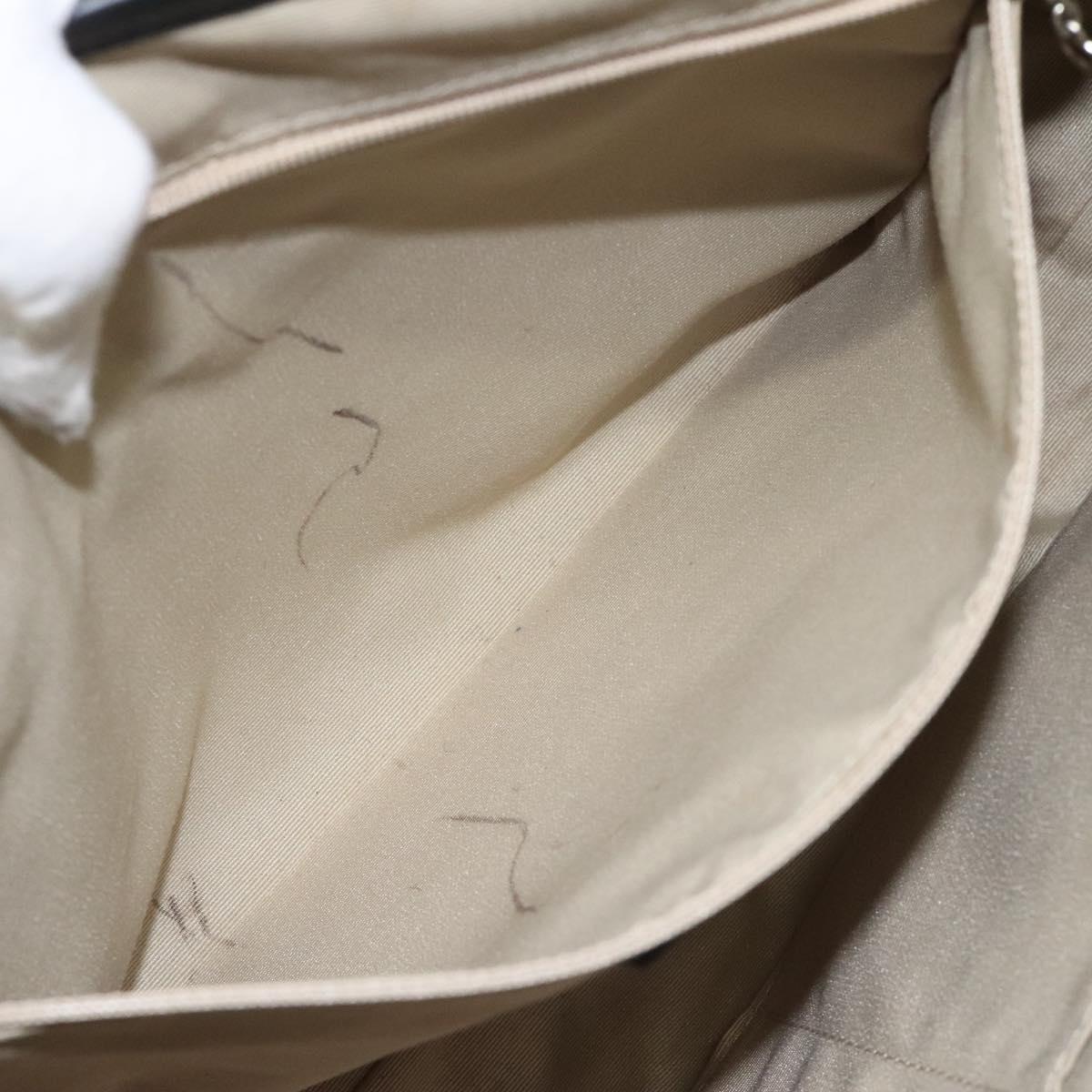 Coach Hand Bag Leather Black Auth bs22477