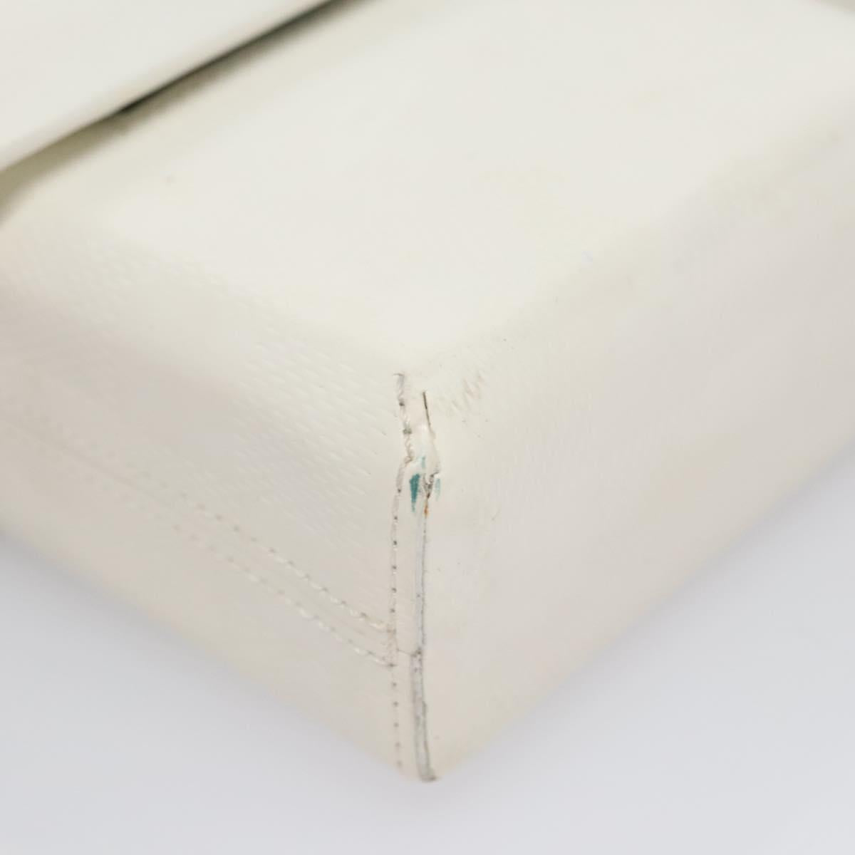 LOUIS VUITTON Damie Grasset Marty Pochette Shoulder Bag White LV Auth bs22545