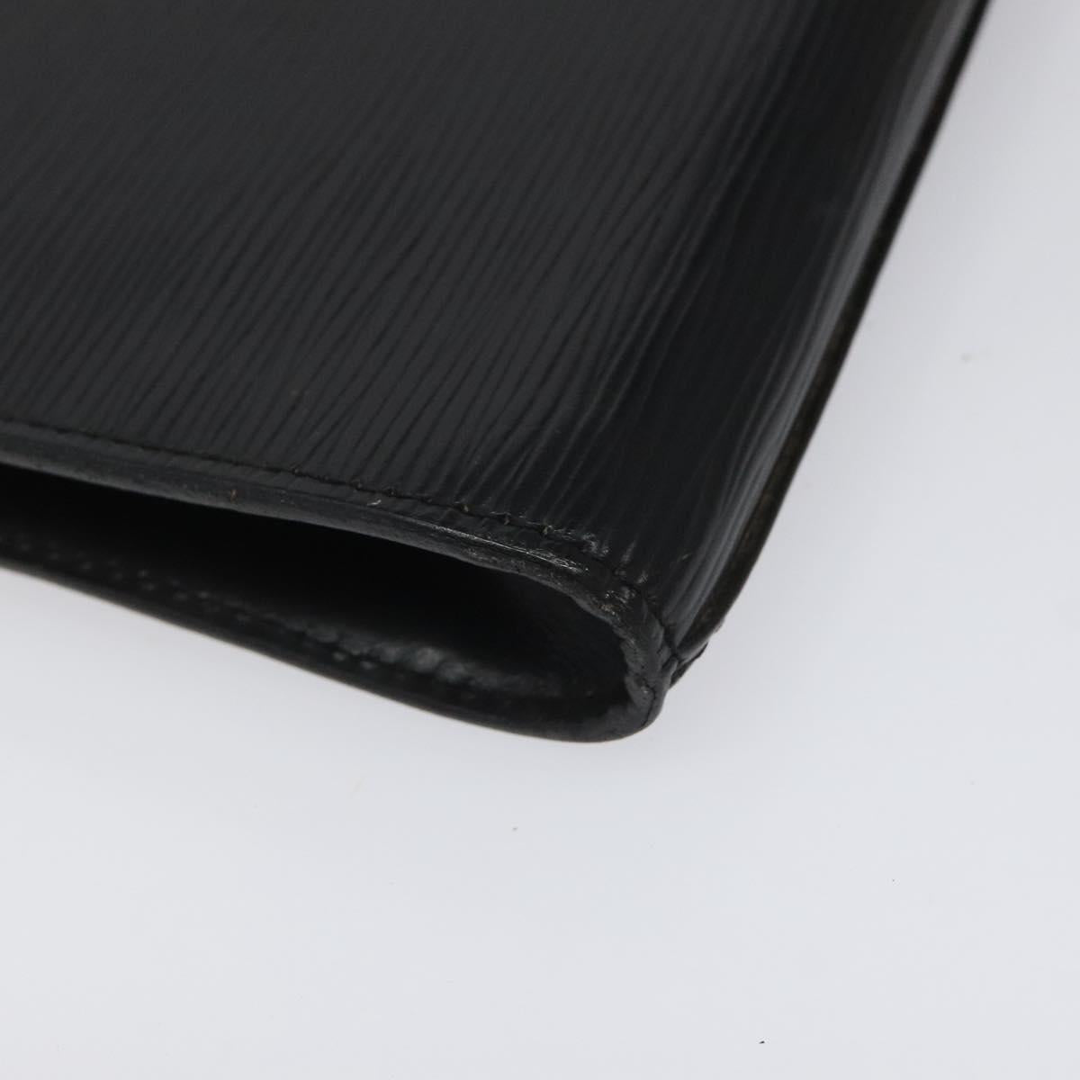 LOUIS VUITTON Epi Art Deco Clutch Bag Black M52632 LV Auth bs22546