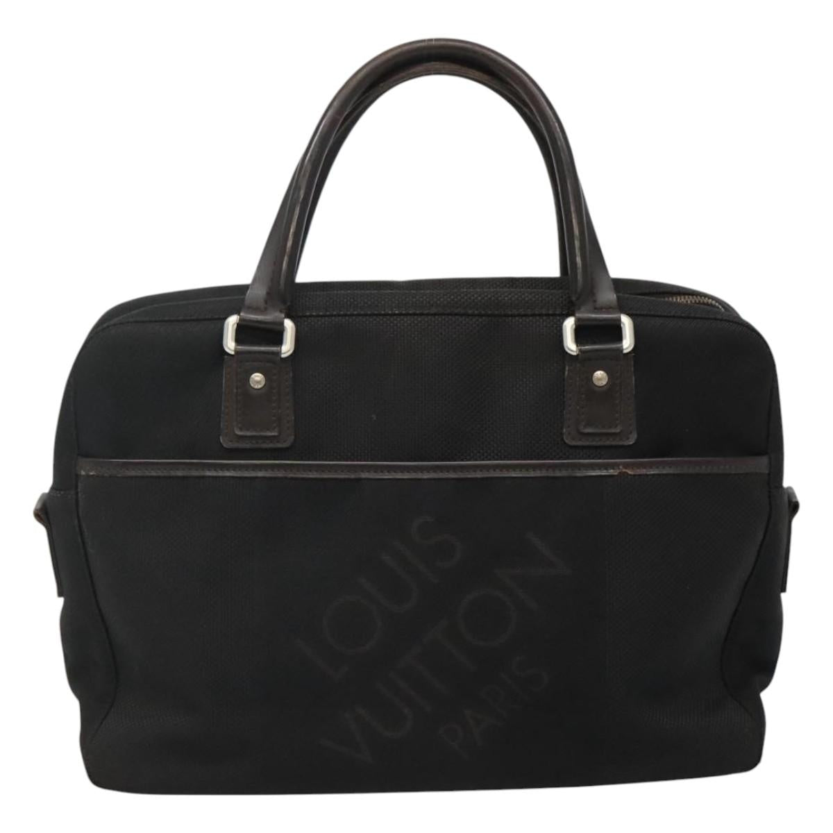 LOUIS VUITTON Damier Geant Yak Business Bag Black Noir M93082 LV Auth bs22587