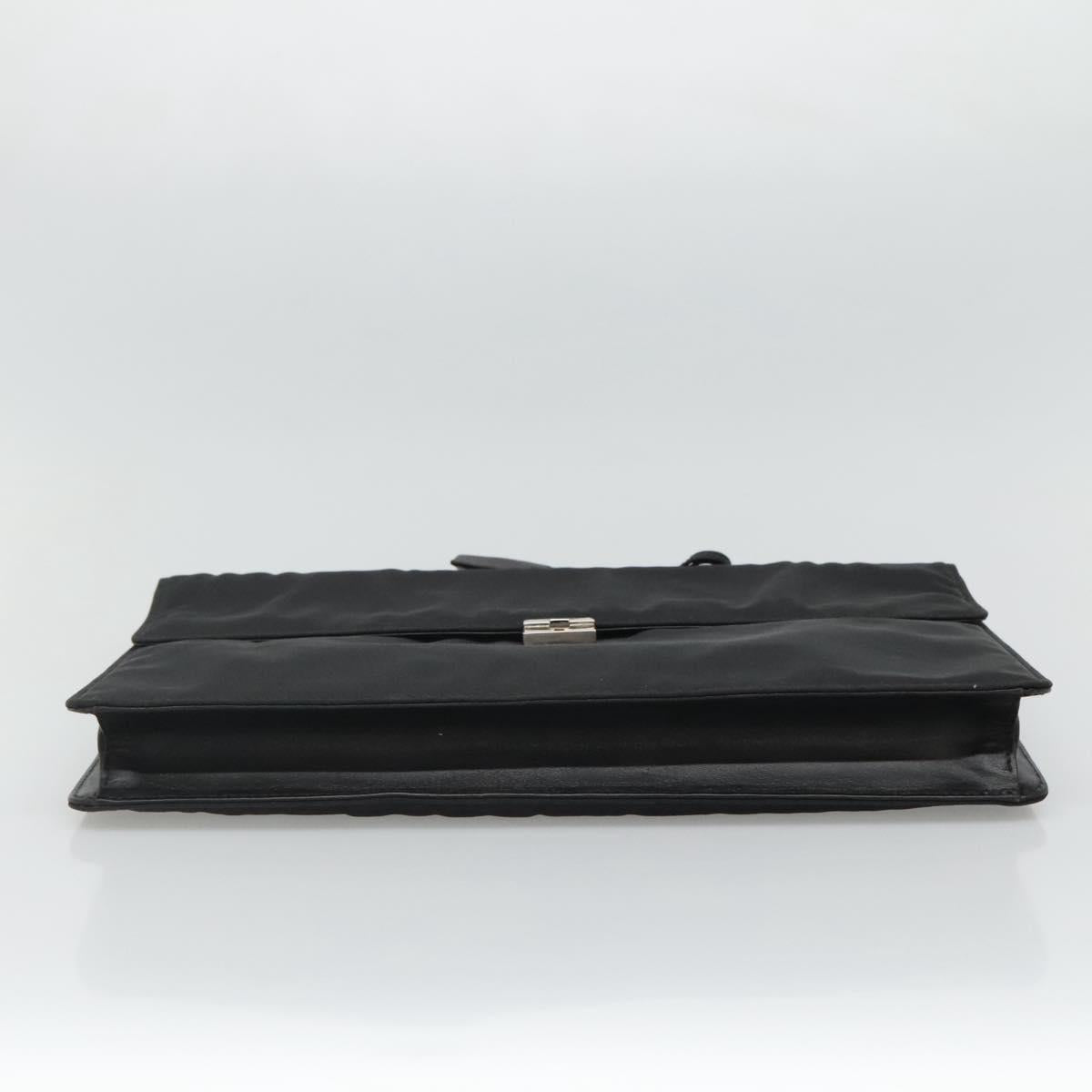 GUCCI Hand Bag Nylon Black 015 0235 Auth bs22614