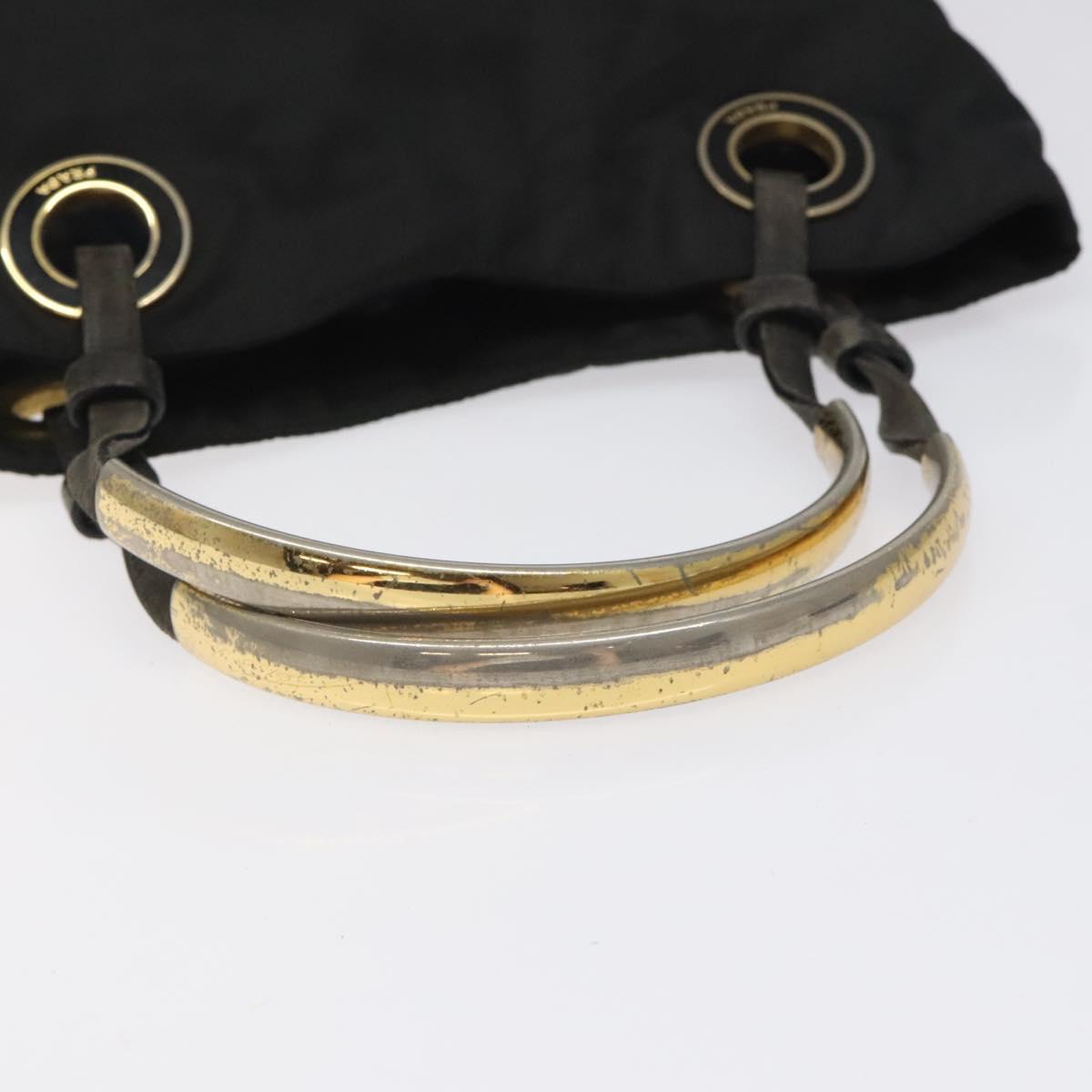 PRADA Hand Bag Nylon Black Auth bs22622