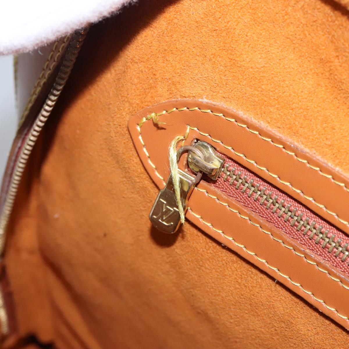 LOUIS VUITTON Epi Sorbonne Hand Bag Zipangu Gold M54518 LV Auth bs22681