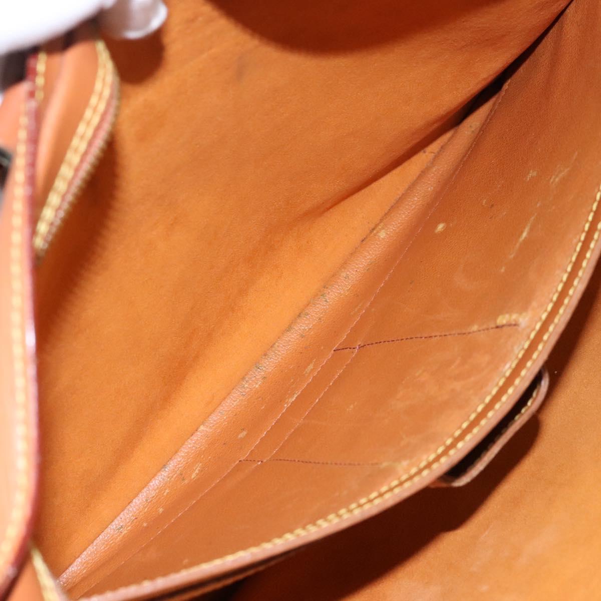 LOUIS VUITTON Epi Sorbonne Hand Bag Zipangu Gold M54518 LV Auth bs22681