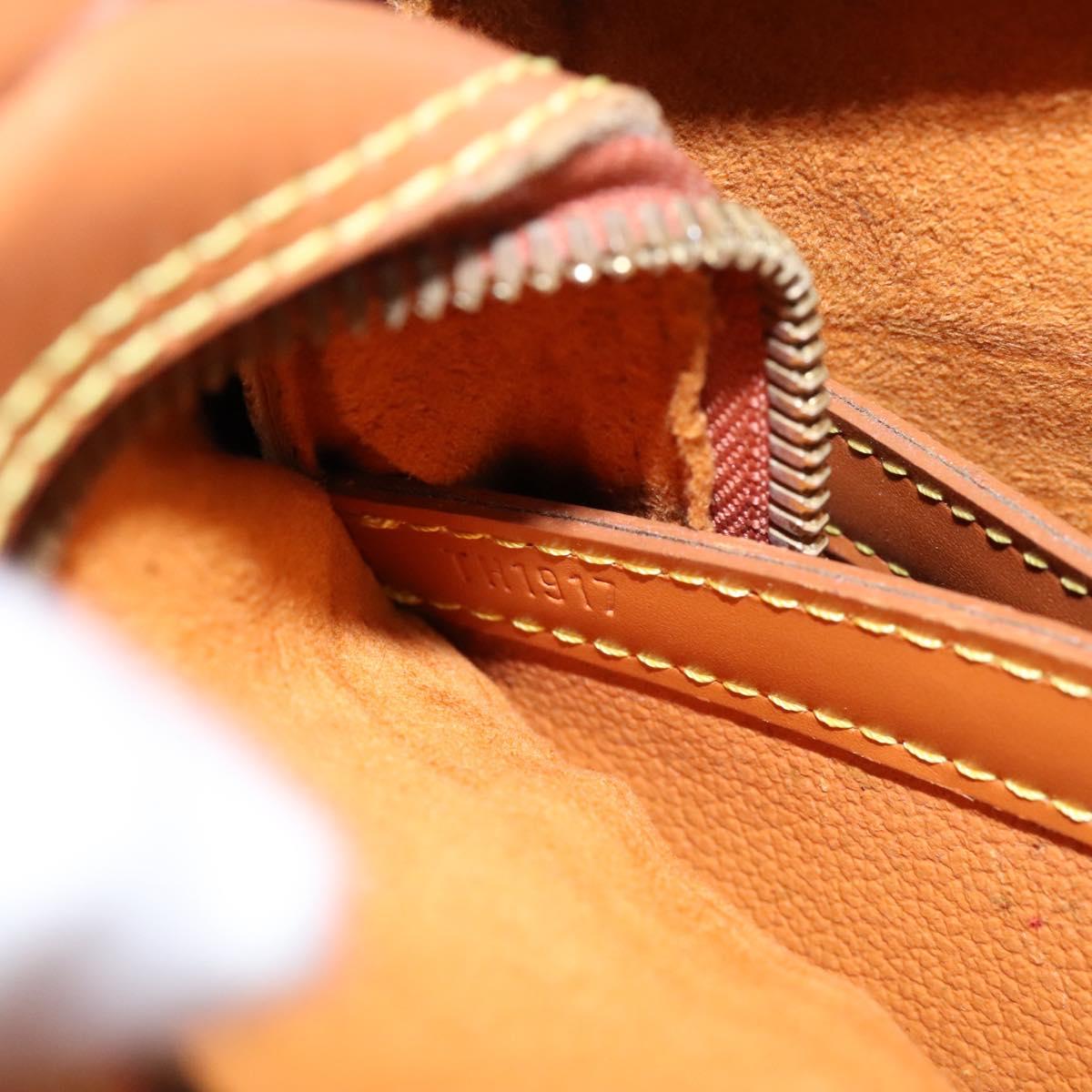 LOUIS VUITTON Epi Sorbonne Hand Bag Zipangu Gold M54518 LV Auth bs22681