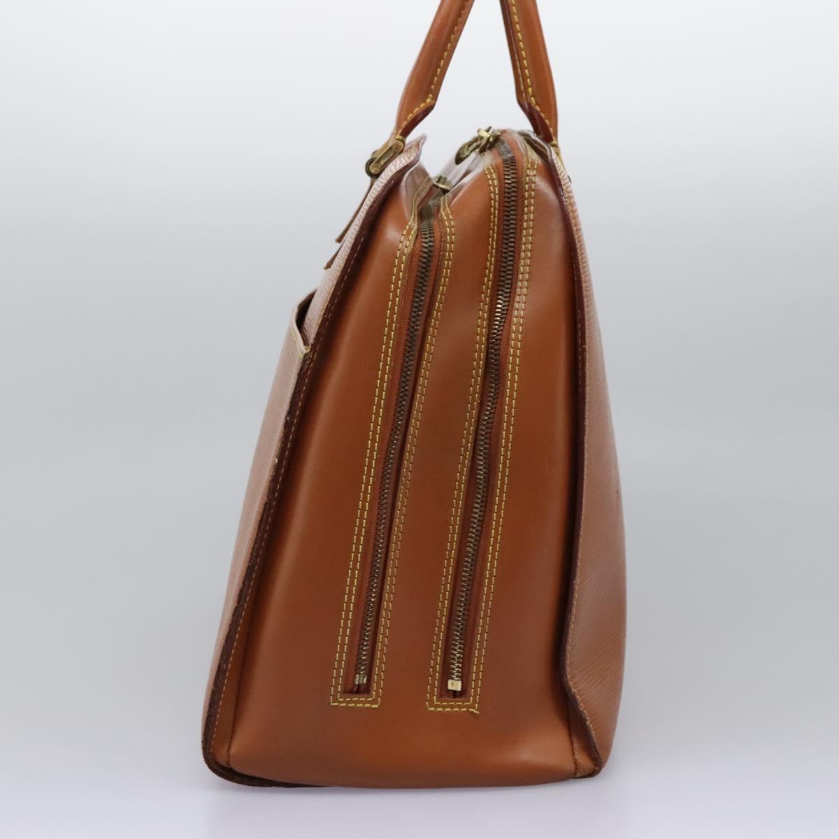 LOUIS VUITTON Epi Sorbonne Hand Bag Zipangu Gold M54518 LV Auth bs22681