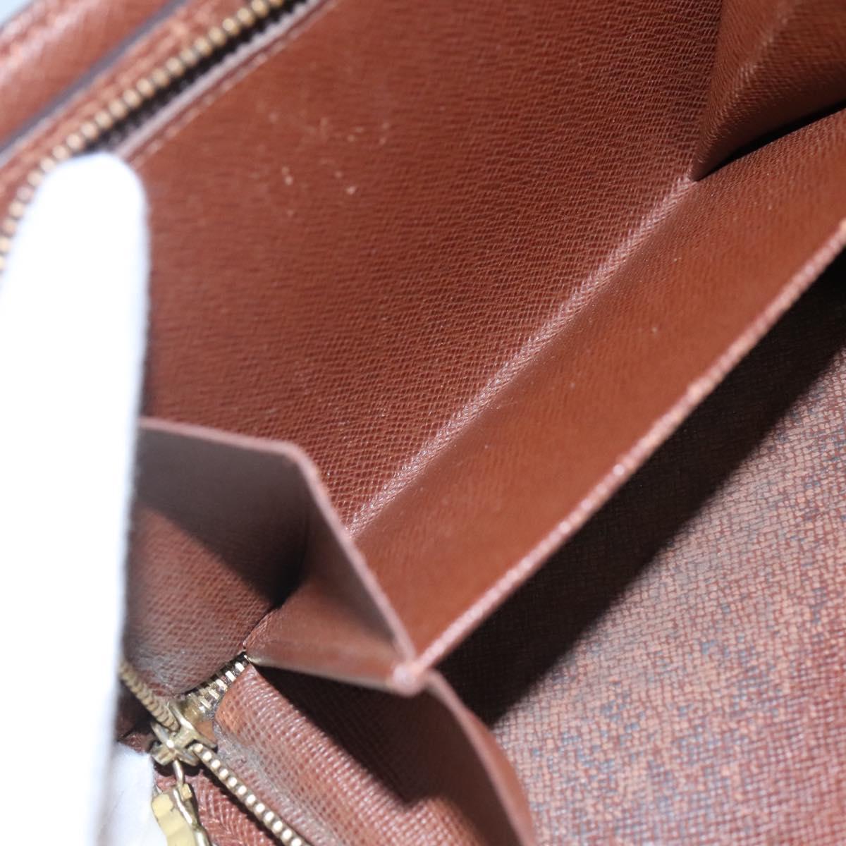 LOUIS VUITTON Monogram Porto Papie Zip Wallet M61207 LV Auth bs22722