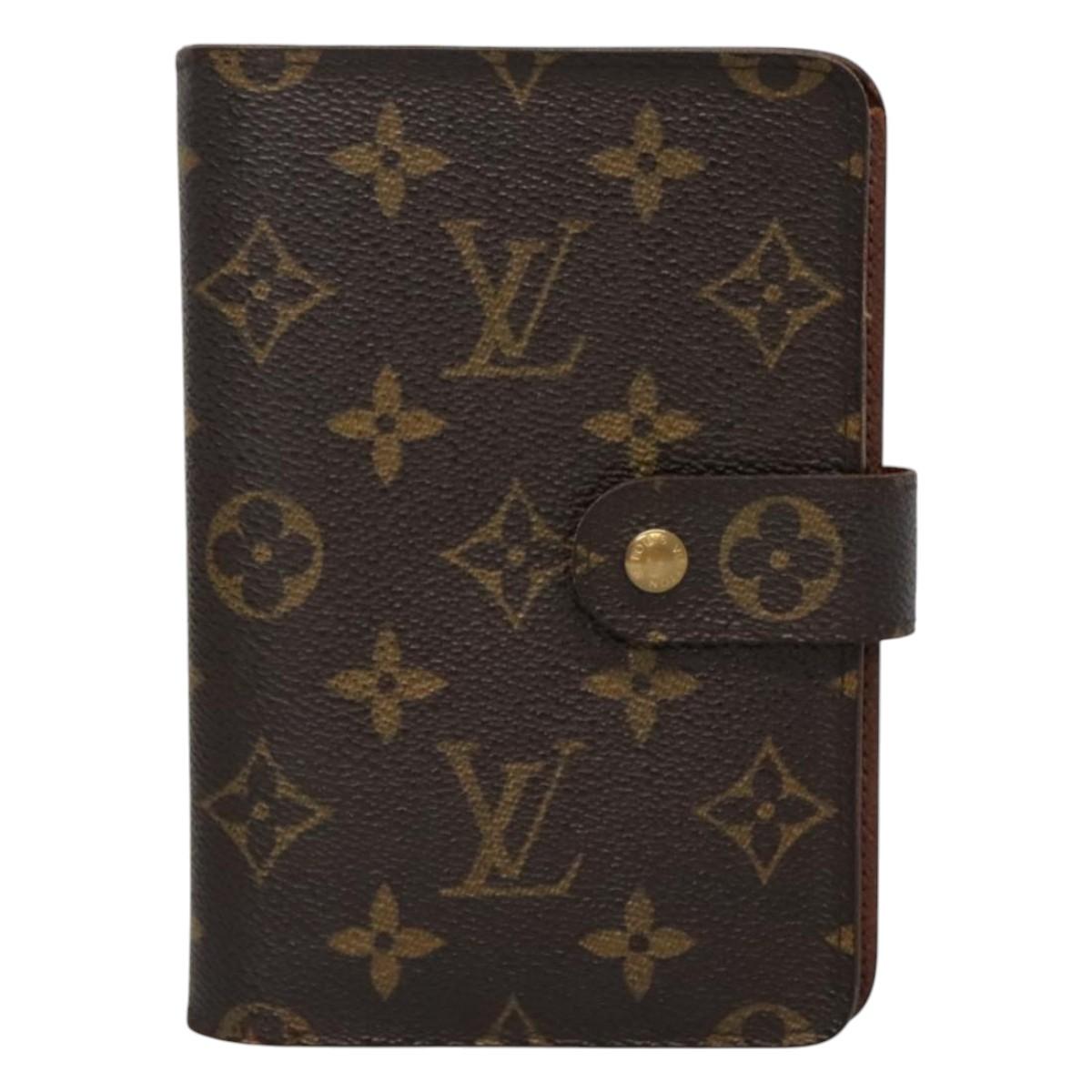 LOUIS VUITTON Monogram Porto Papie Zip Wallet M61207 LV Auth bs22722