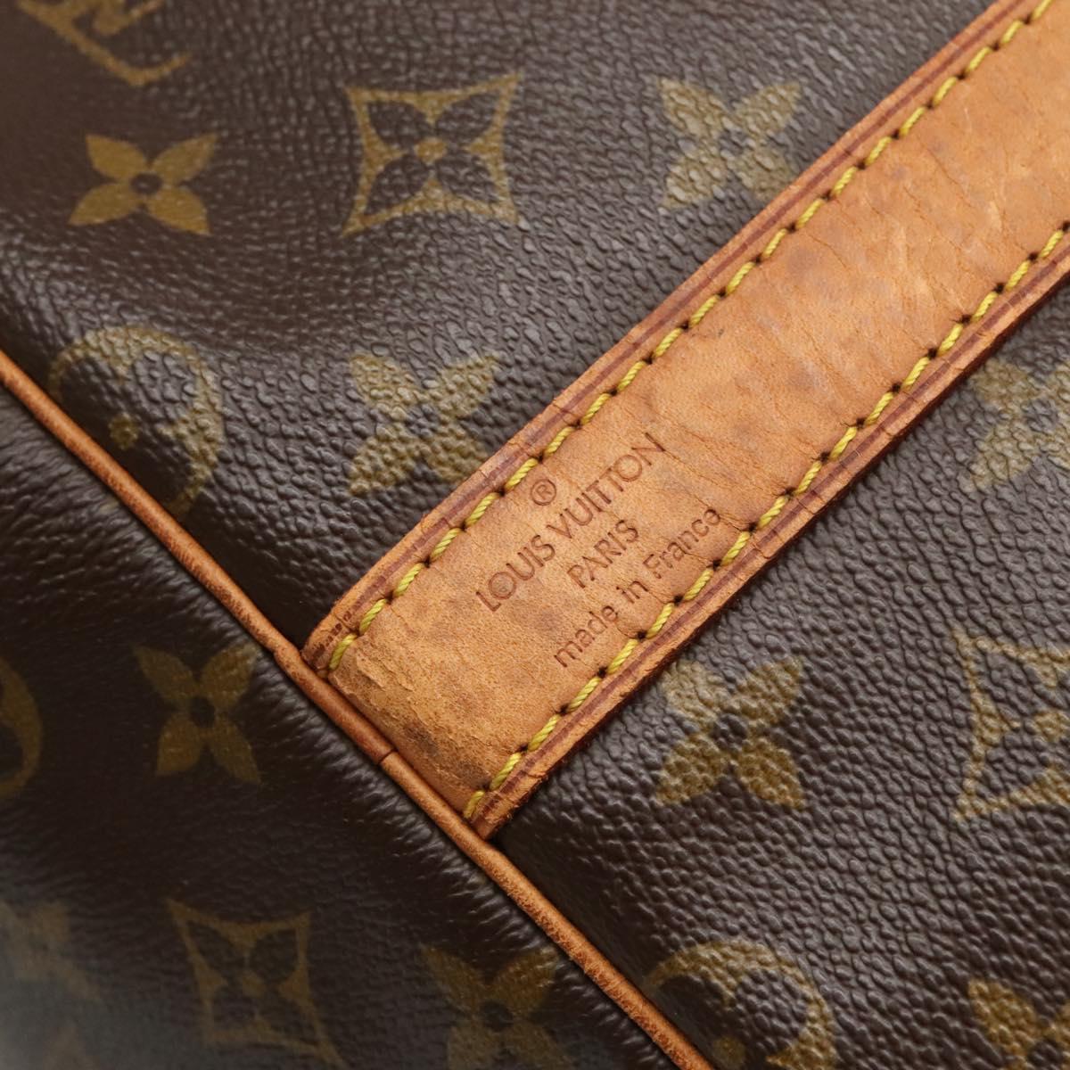 LOUIS VUITTON Monogram Keepall Bandouliere 60 Boston Bag M41412 LV Auth bs22766
