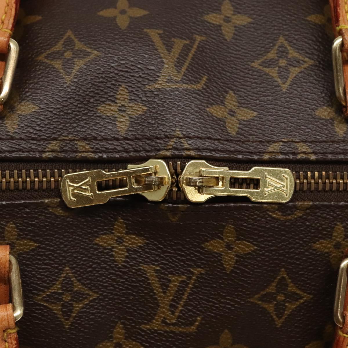 LOUIS VUITTON Monogram Keepall Bandouliere 60 Boston Bag M41412 LV Auth bs22766