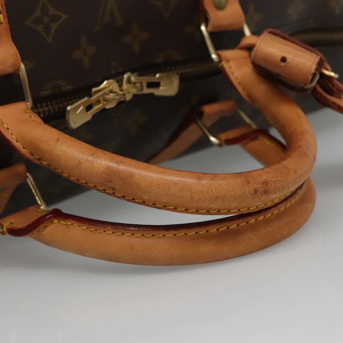 LOUIS VUITTON Monogram Keepall Bandouliere 60 Boston Bag M41412 LV Auth bs22766