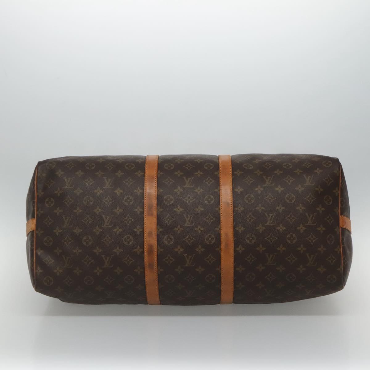 LOUIS VUITTON Monogram Keepall Bandouliere 60 Boston Bag M41412 LV Auth bs22766