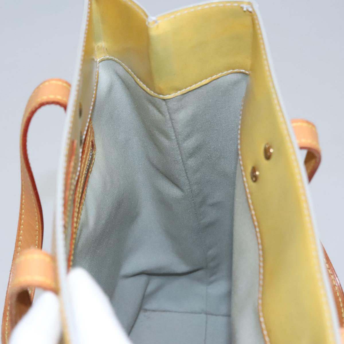 LOUIS VUITTON Monogram Vernis Reade MM Hand Bag Gris M91142 LV Auth bs22838