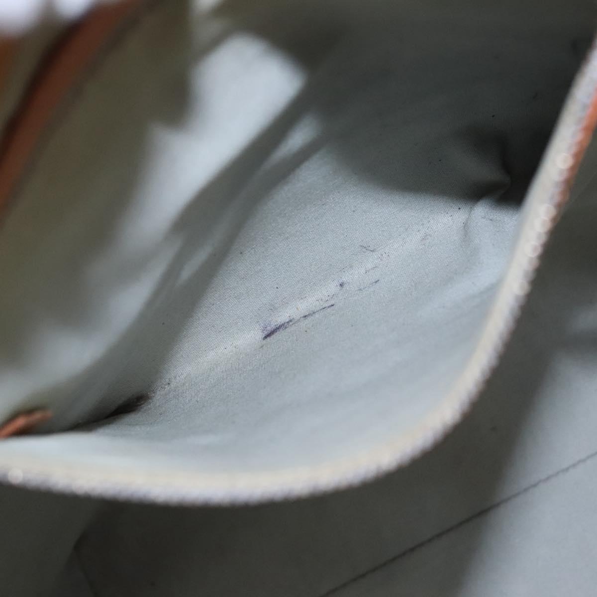 LOUIS VUITTON Monogram Vernis Reade MM Hand Bag Gris M91142 LV Auth bs22838