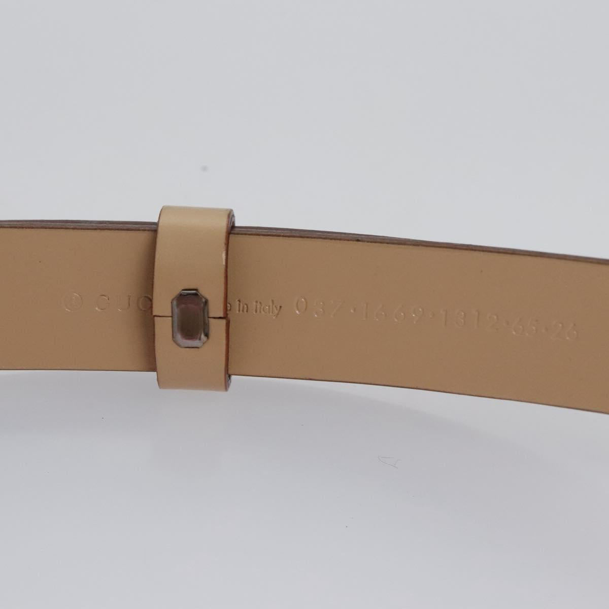 GUCCI GG Canvas Waist bag Pink Silver 037 1312 Auth bs22943