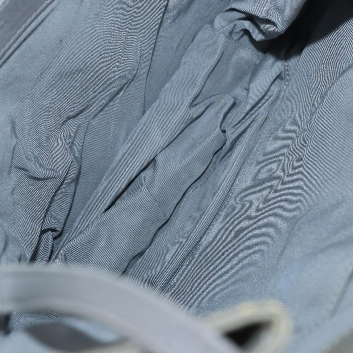 CHANEL Tote Bag Patent leather Gray CC Auth bs22950