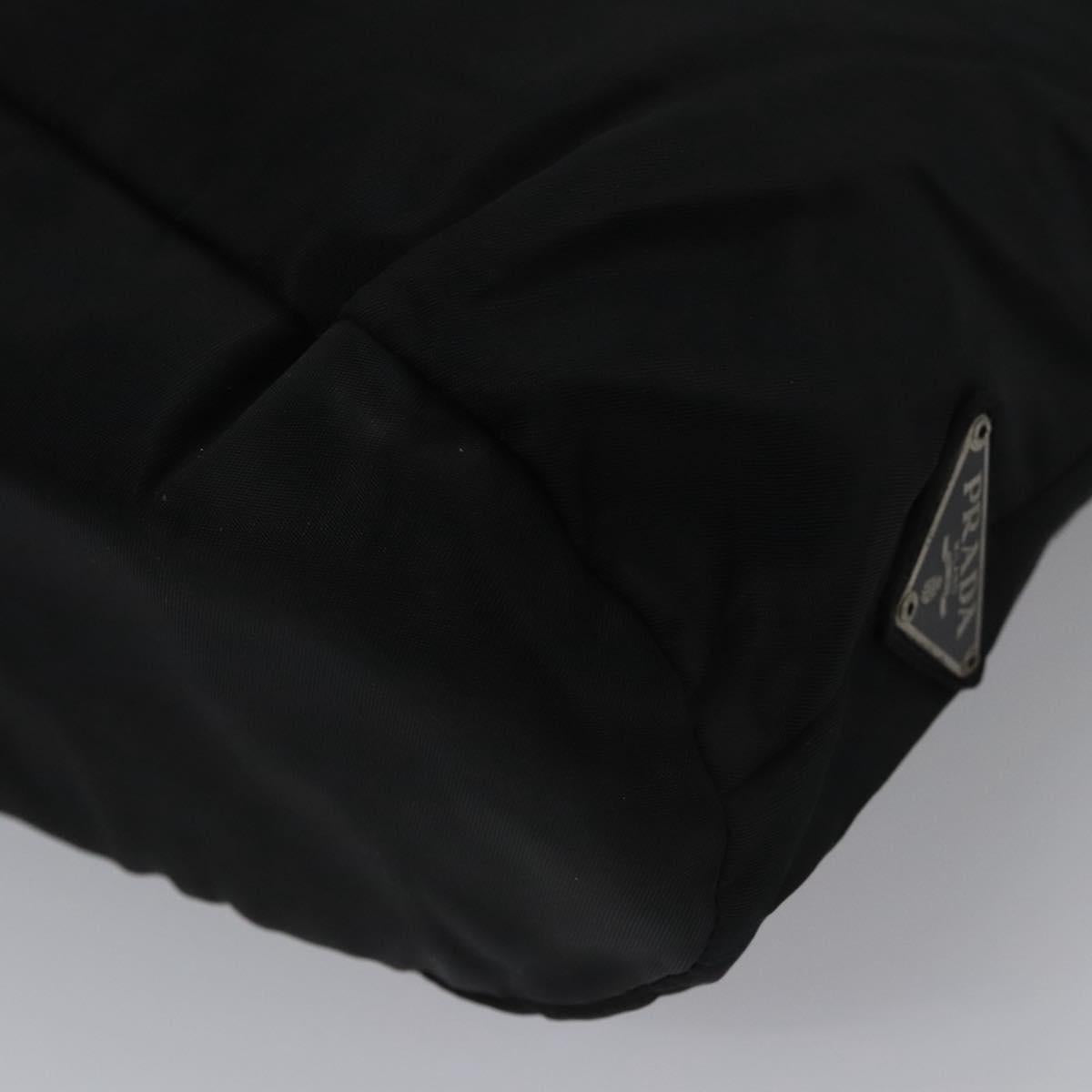PRADA Hand Bag Nylon Black Auth bs22998