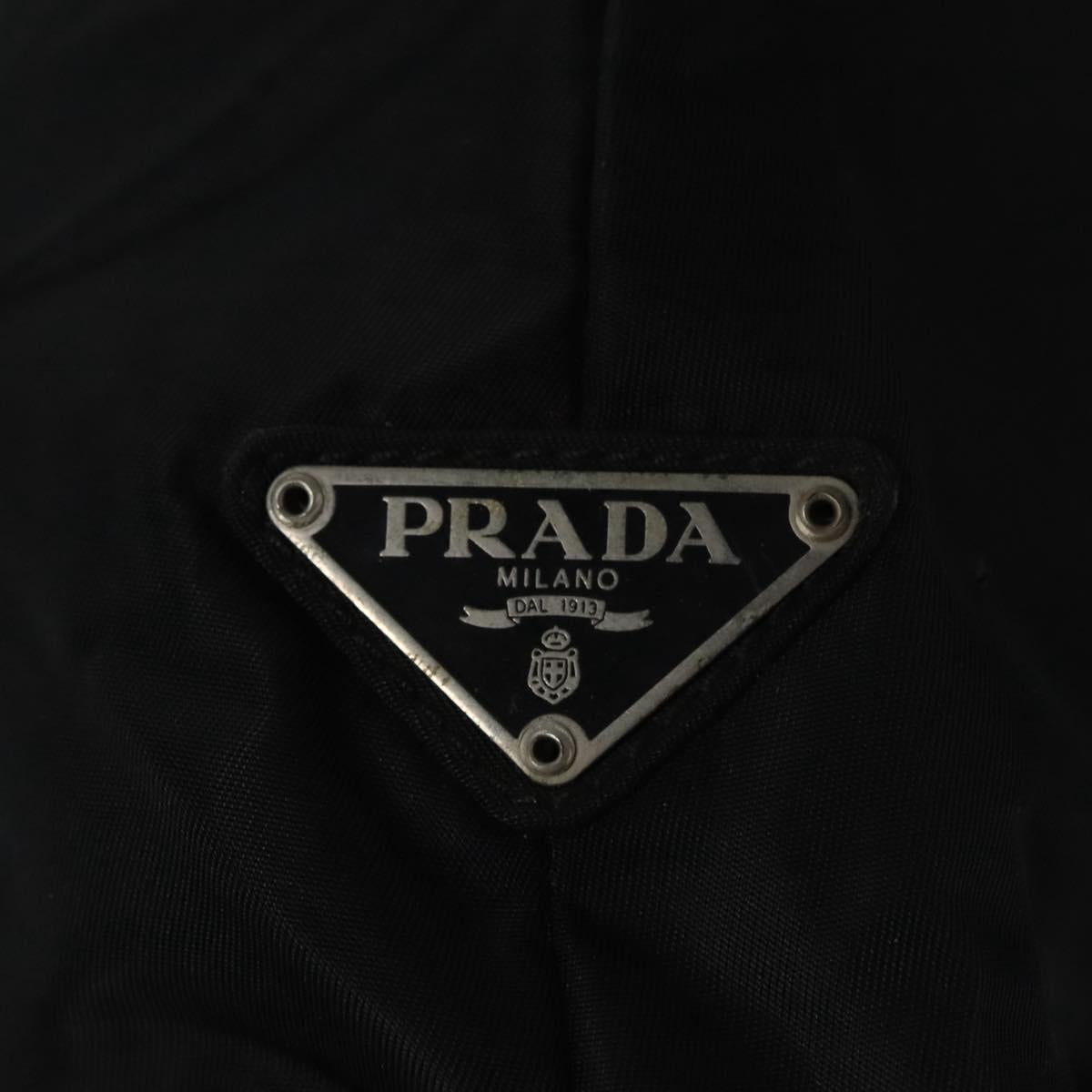 PRADA Hand Bag Nylon Black Auth bs22998