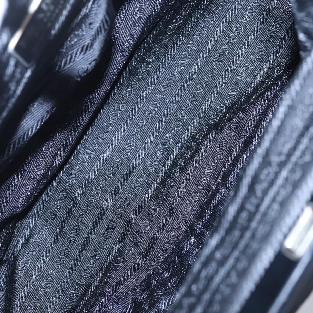 PRADA Hand Bag Nylon Black Auth bs22998
