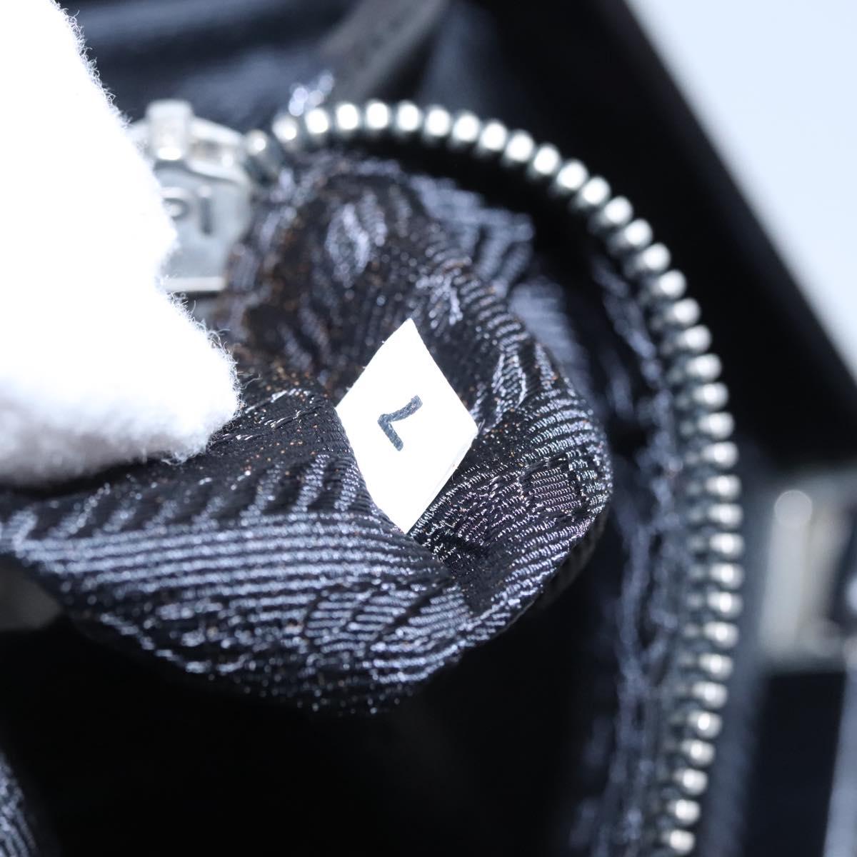 PRADA Hand Bag Nylon Black Auth bs22998