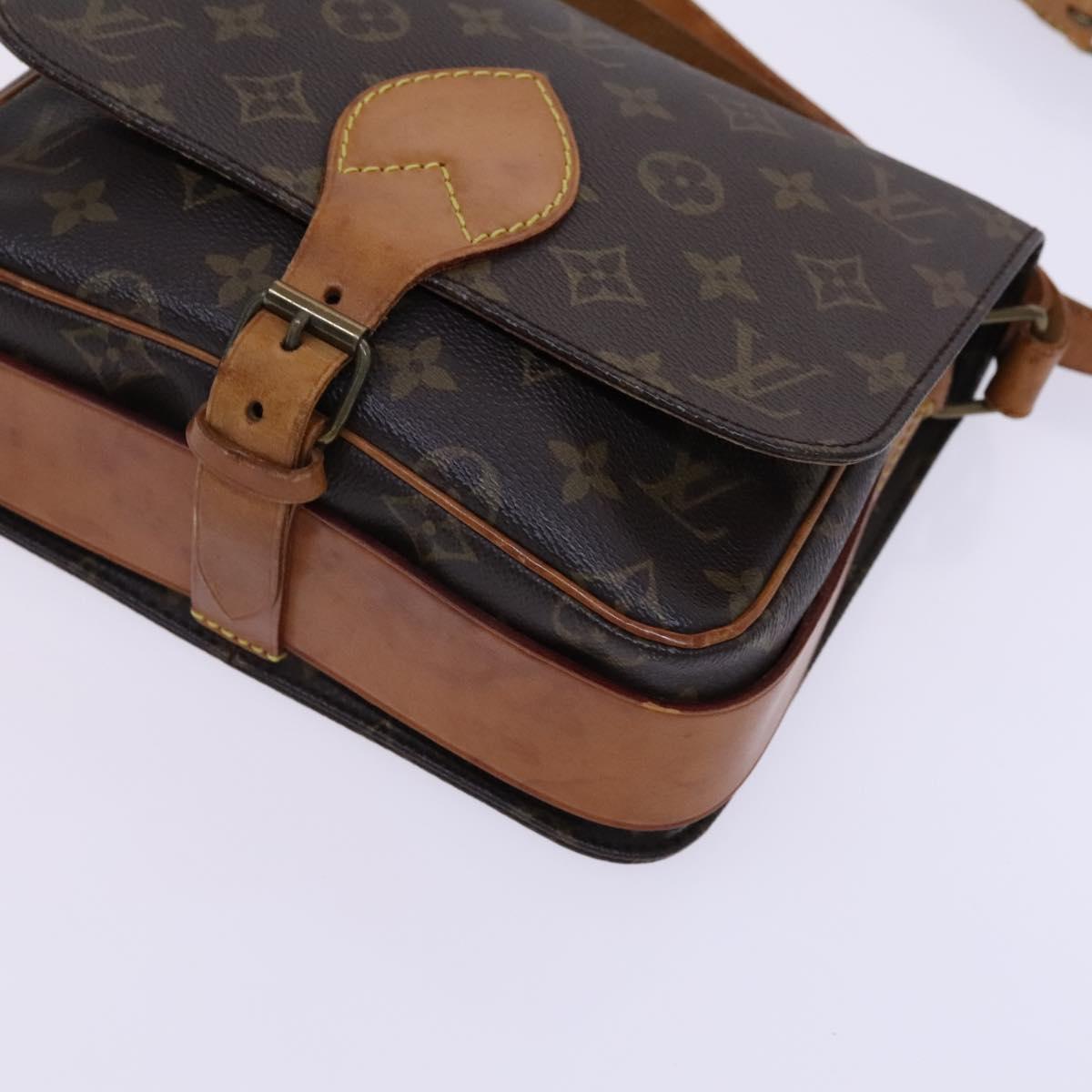LOUIS VUITTON Monogram Cartouchiere MM Shoulder Bag M51253 LV Auth bs23044