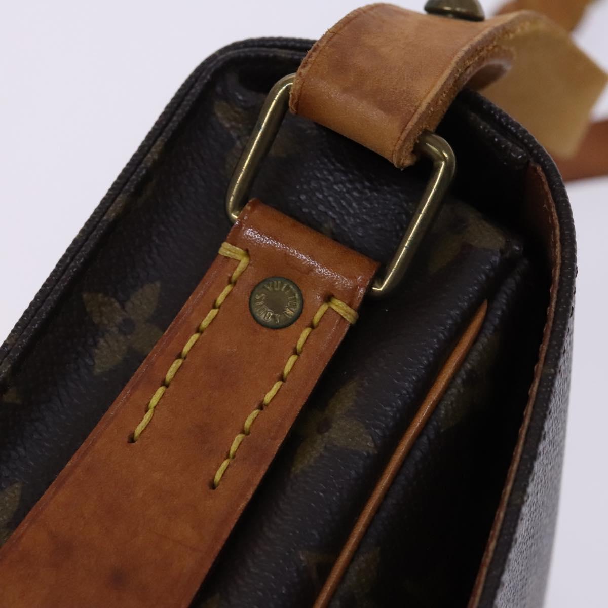 LOUIS VUITTON Monogram Cartouchiere MM Shoulder Bag M51253 LV Auth bs23044