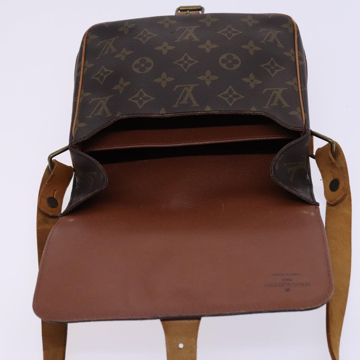LOUIS VUITTON Monogram Cartouchiere MM Shoulder Bag M51253 LV Auth bs23044