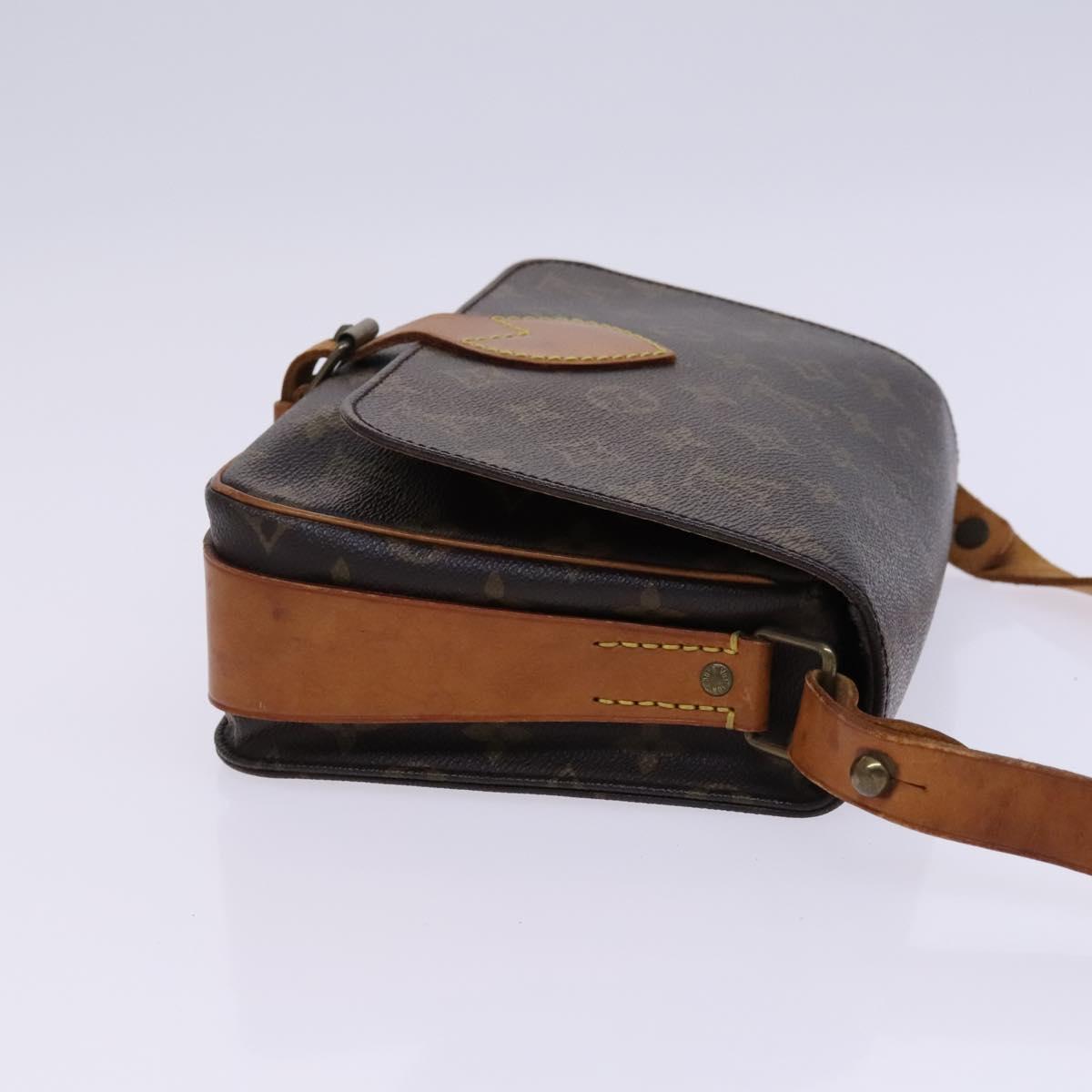 LOUIS VUITTON Monogram Cartouchiere MM Shoulder Bag M51253 LV Auth bs23044