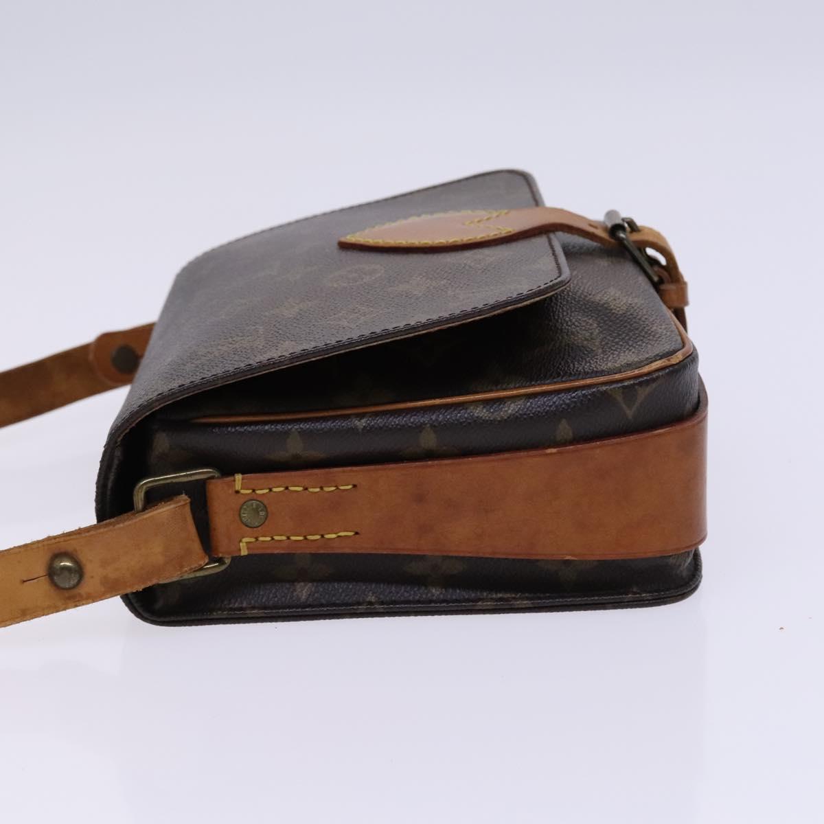 LOUIS VUITTON Monogram Cartouchiere MM Shoulder Bag M51253 LV Auth bs23044