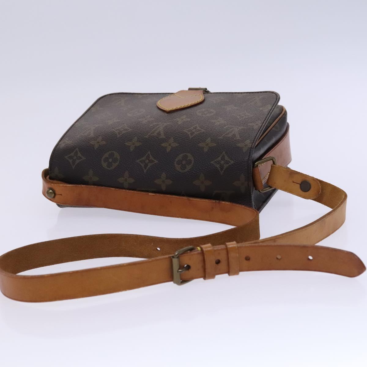 LOUIS VUITTON Monogram Cartouchiere MM Shoulder Bag M51253 LV Auth bs23044