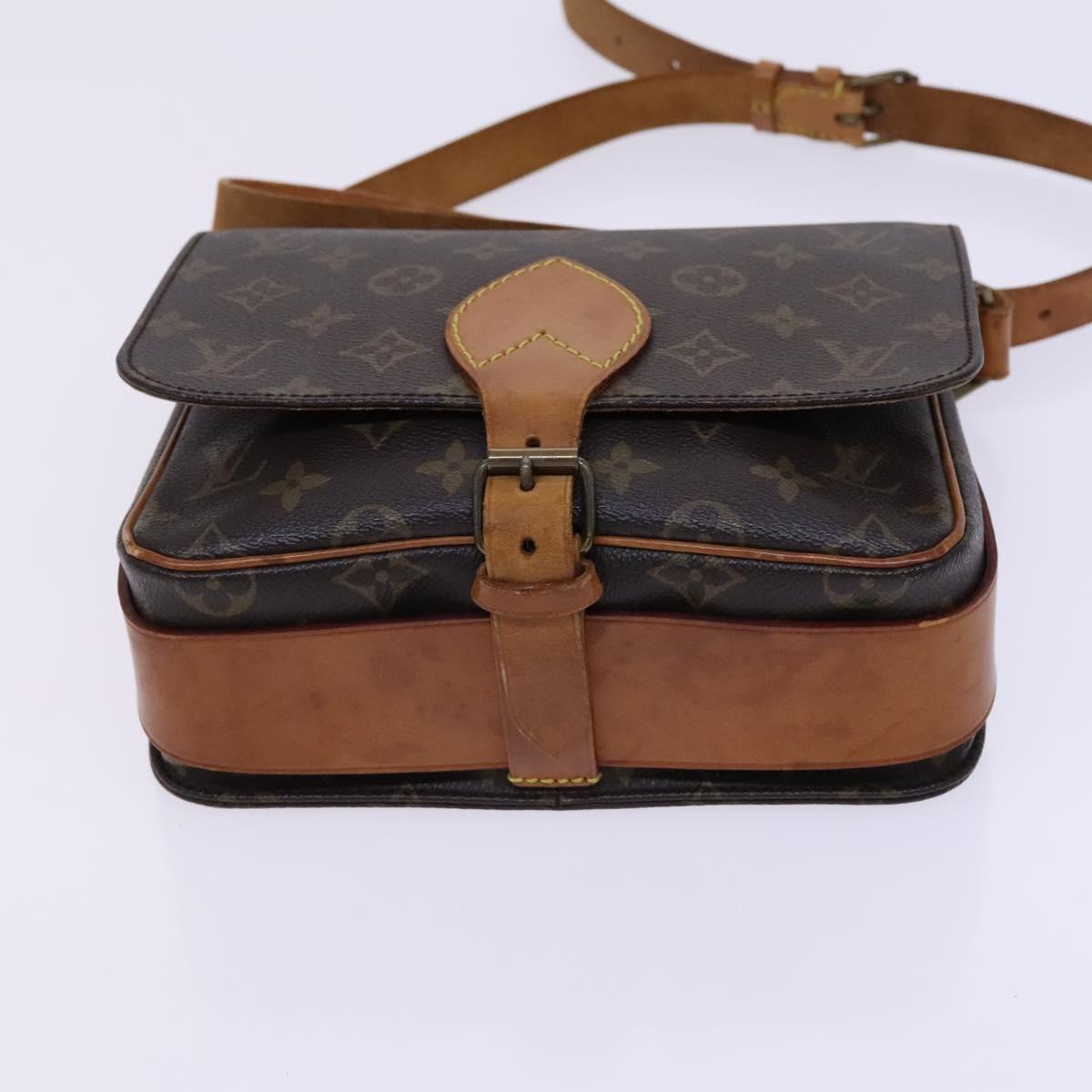 LOUIS VUITTON Monogram Cartouchiere MM Shoulder Bag M51253 LV Auth bs23044