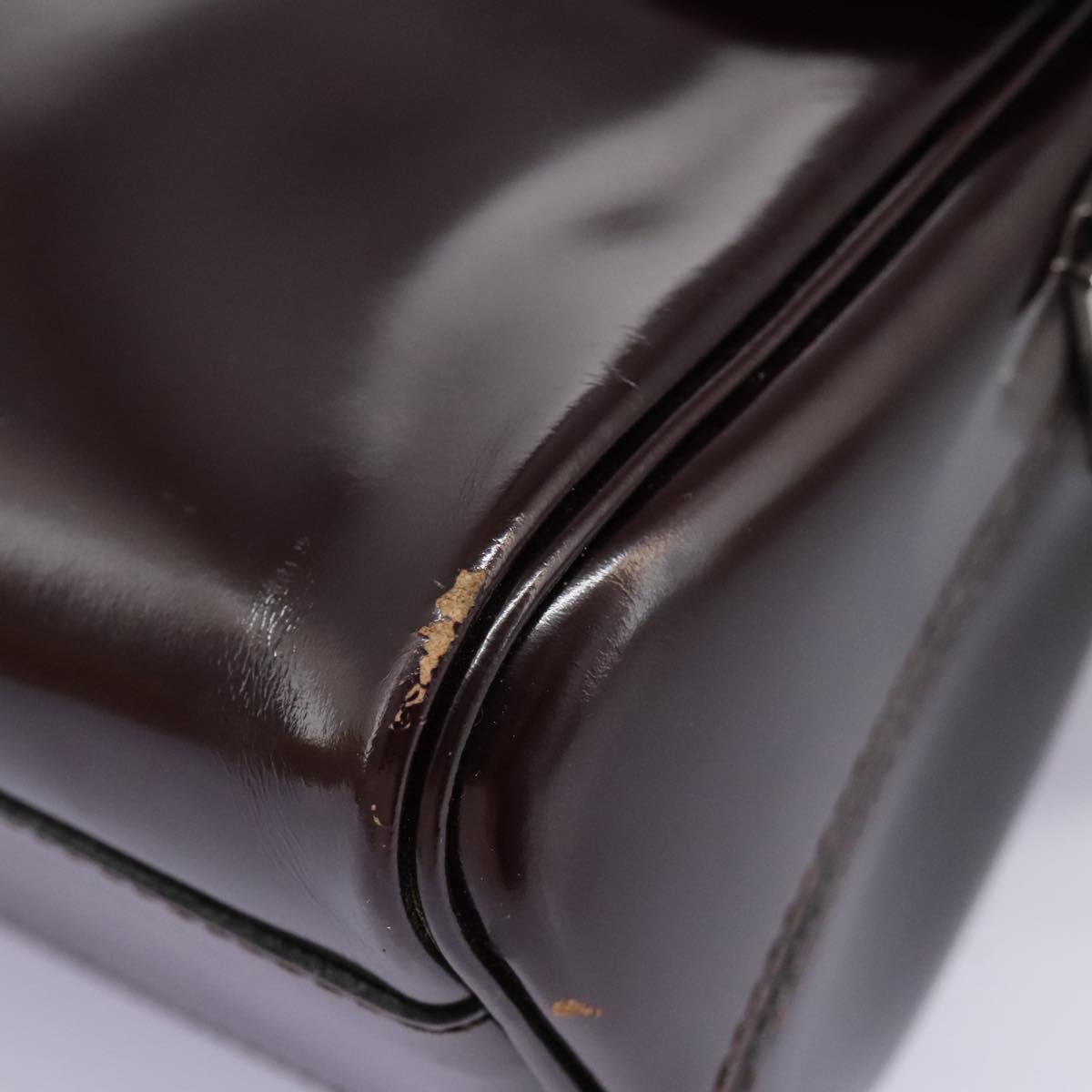 Gianni Versace Shoulder Bag Leather 2way Brown Auth bs23058