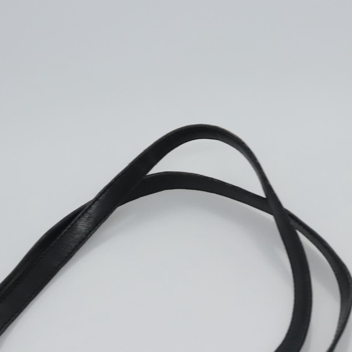 Salvatore Ferragamo Gancini Tote Bag Canvas Black Silver Auth bs23065